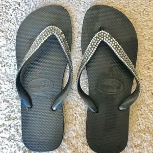 Swarovski Crystal Havaiana Flip Flops